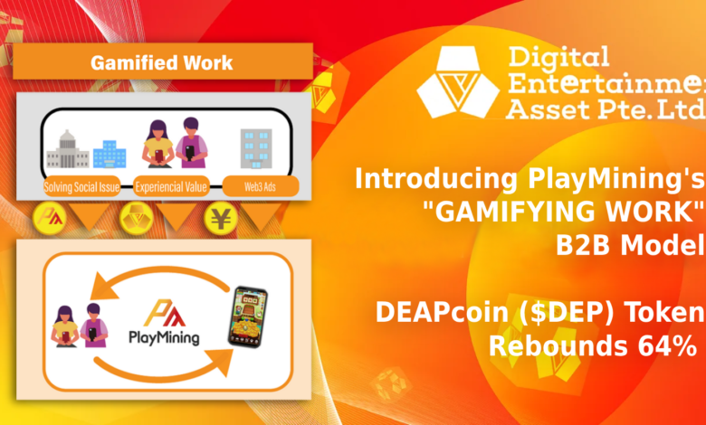 $dep Token Rebounds 64% As Playmining Gamefi Platform Introduces ‘gamifying