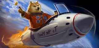 Dogecoin Is Literally Going To The Moon: 100% Doge Price
