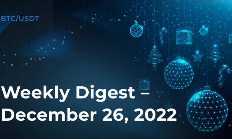 Weekly Digest December 26, 2022