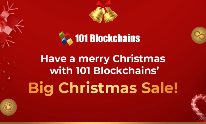 101 Blockchains’ Christmas Sale Is Starting Early!