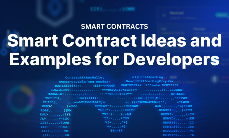 List Of Smart Contract Ideas And Examples For Developers