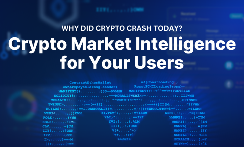 Why Did Crypto Crash Today? Crypto Market Intelligence For Your