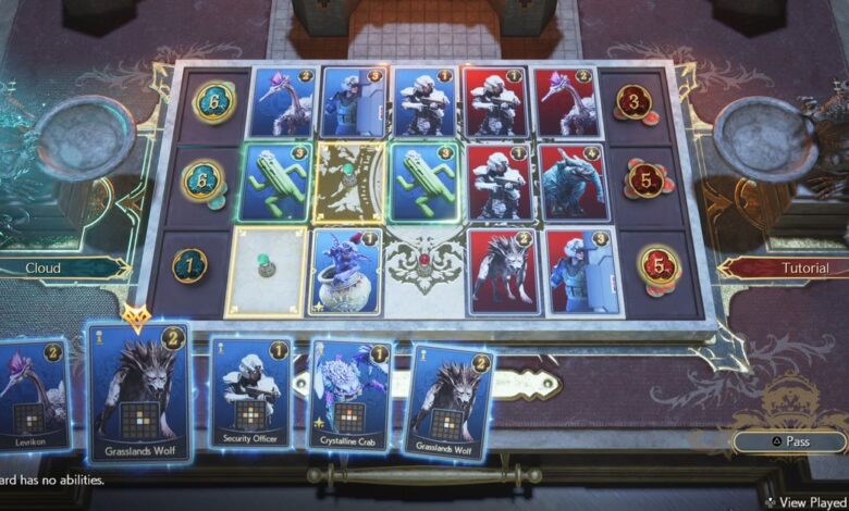 Final Fantasy 7 Rebirth Has A Gwent, And It Seems