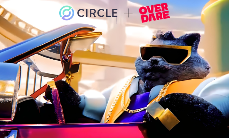 Krafton X Circle Shape Create To Earn Gaming Hub ‘overdare’