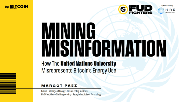 Mining Misinformation: How The United Nations University Misrepresents Bitcoin’s Energy
