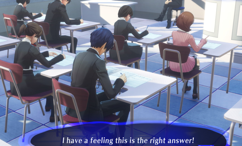 Persona 3 Reload Guide: Classroom Answers And Questions