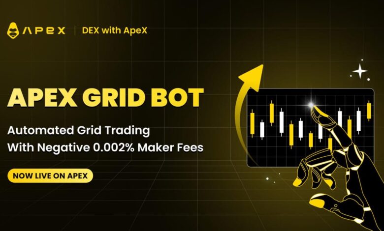 Apex Protocol Launches Apex Grid Bot With Negative 0.002% Fees