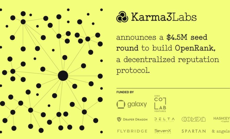 Karma3 Labs Raises A $4.5m Seed Round Led By Galaxy