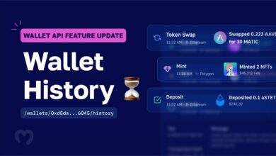 Moralis Launches Wallet History Endpoint