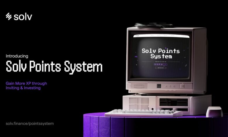 Solv Protocol Introduces Innovative Point System To Reward Users, Reveals