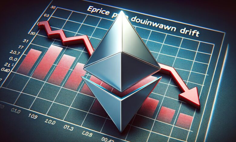Ethereum Price Downward Drift: Decline Resumes Again