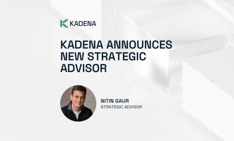 Kadena Announces Nitin Gaur As Advisor