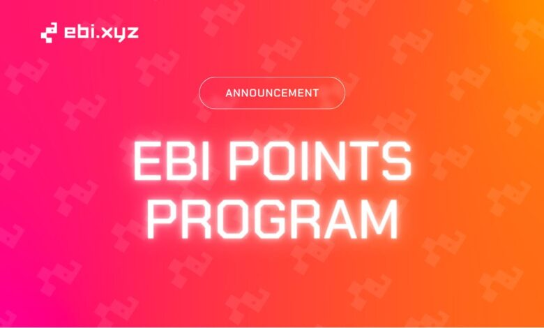 Ebi.xyz Launches Community Centric Points Program For Traders