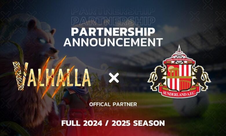 Valhalla Is Entering A Partnership With Sunderland Afc For The