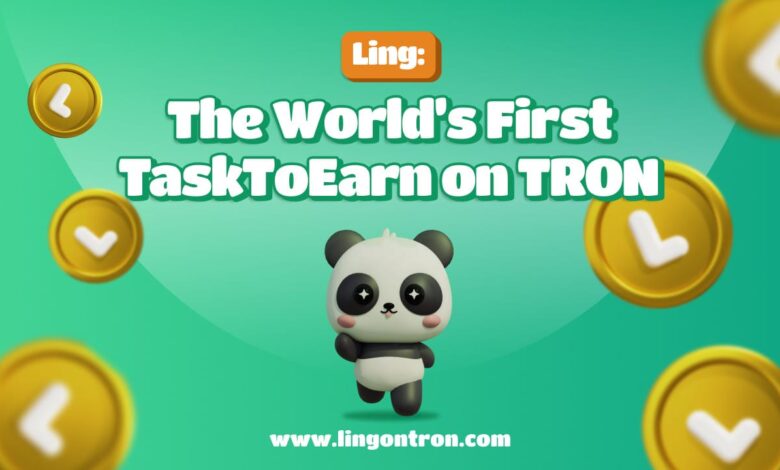 Panda Ling ($ling) Unveils Tron Based Tap2earn And Task2earn Platform –