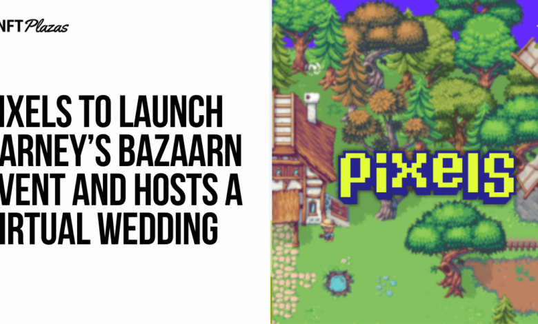 Pixels To Host Barney’s Bazaarn Event And Virtual Wedding